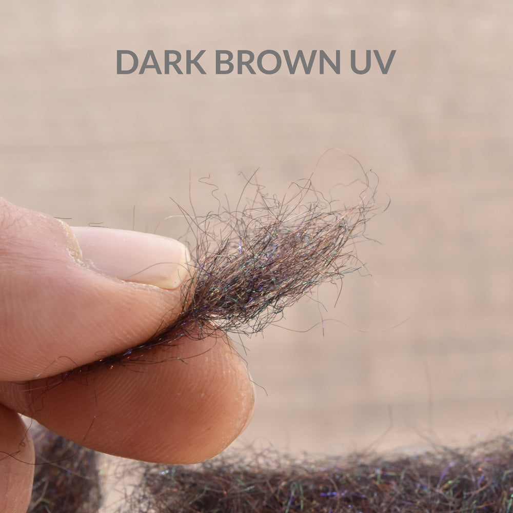 Peacock Dubbing UV - Dubbing Synthétique Fin - 0.5g - 5 Couleurs