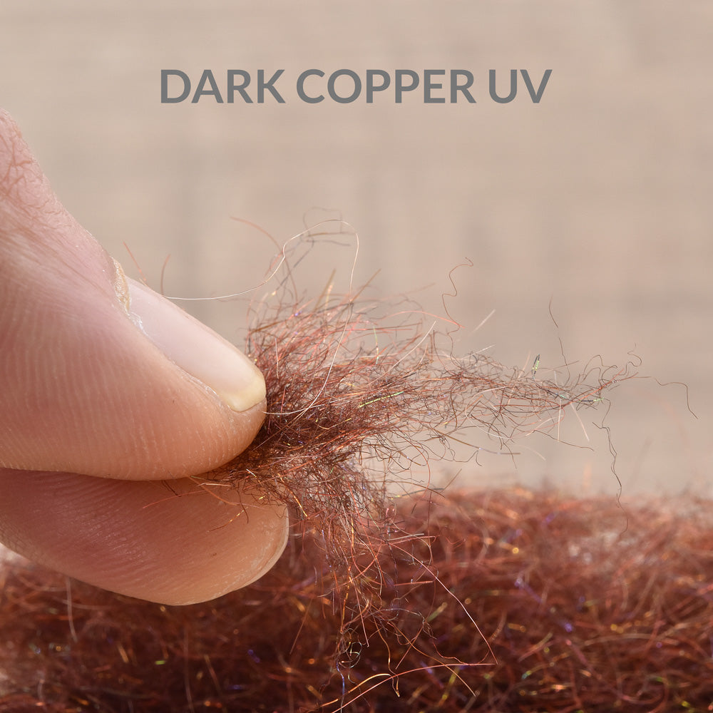 Peacock Dubbing UV - Dubbing Synthétique Fin - 0.5g - 5 Couleurs