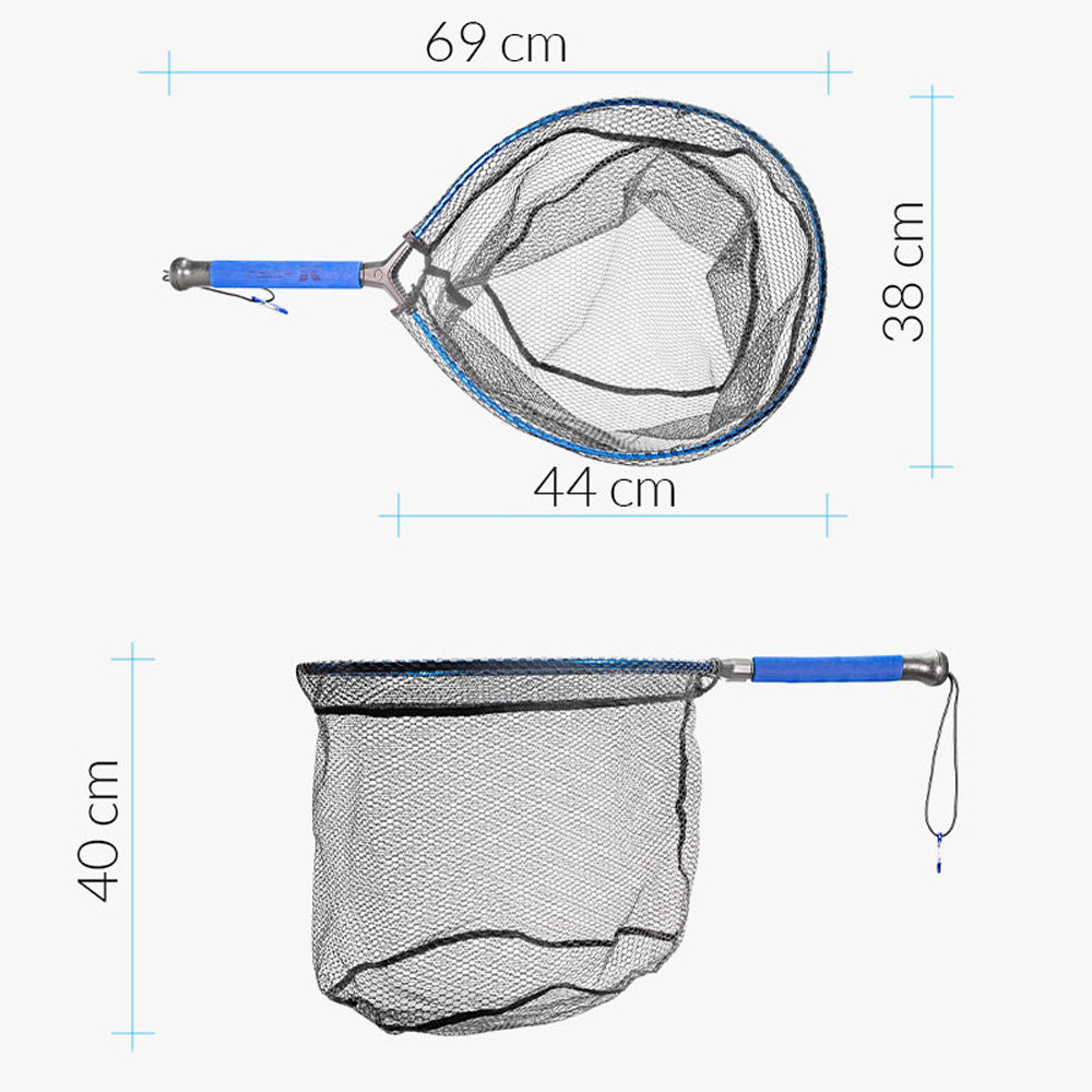 Épuisette en aluminium MONSTER PRO PROTECT - Hotfly