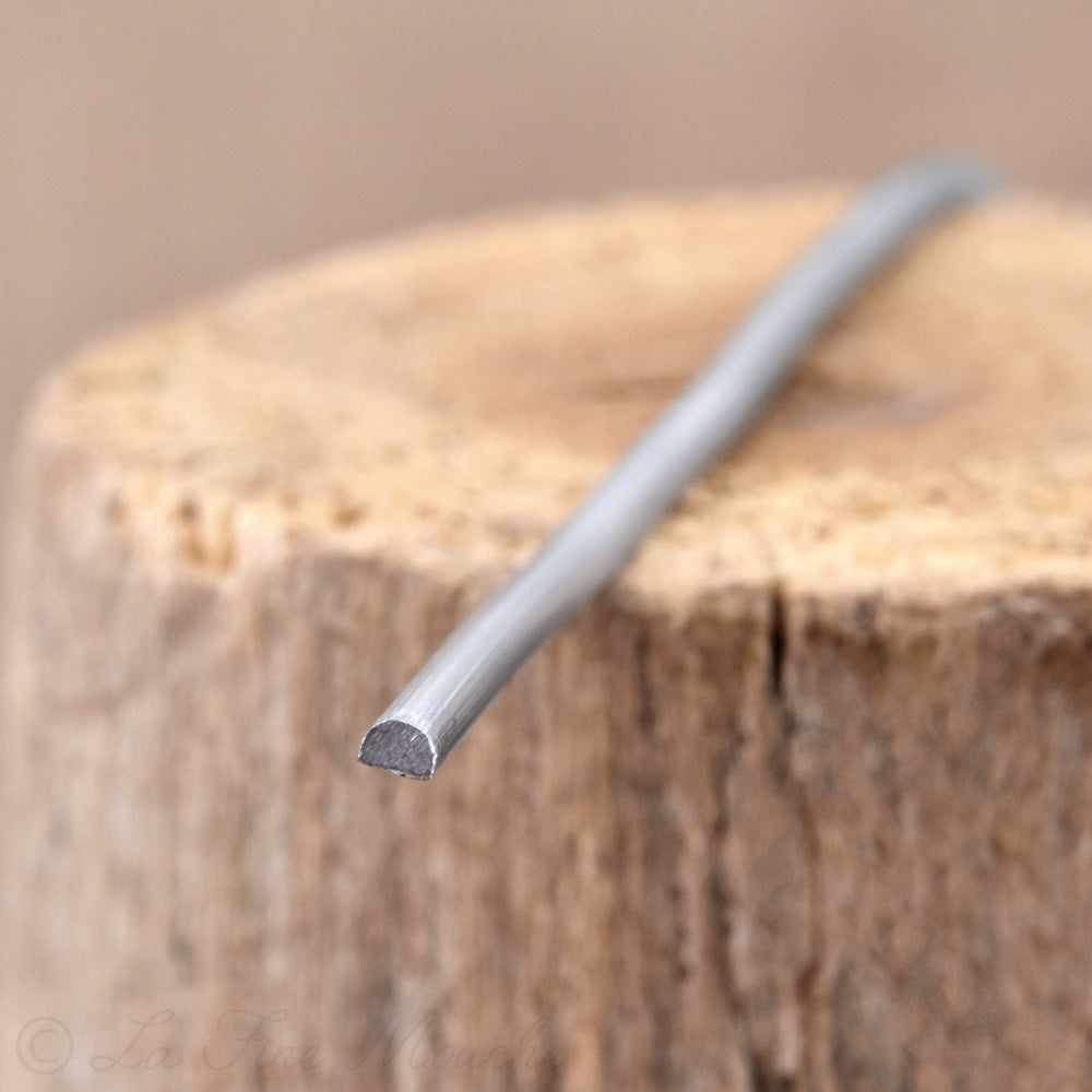 fils de plomb demi rond