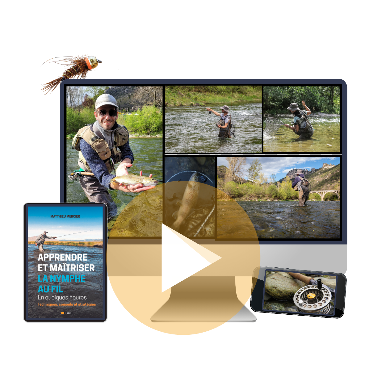 Video Training "Learn and Master Euro Nymphing" by Matthieu Mercier