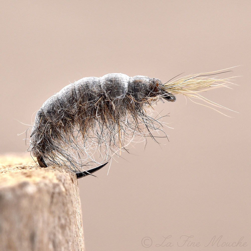 Gammare Naturel pour pêche à la mouche - Gris