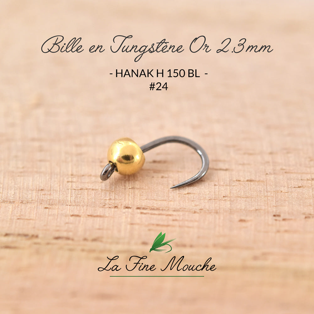 Exemple de bille en tungstene sur hameçon hanak H150BL #24