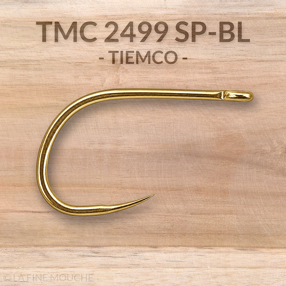 Hameçon Tiemco TMC 2499 SP-BL à hampe courte et large ouverture