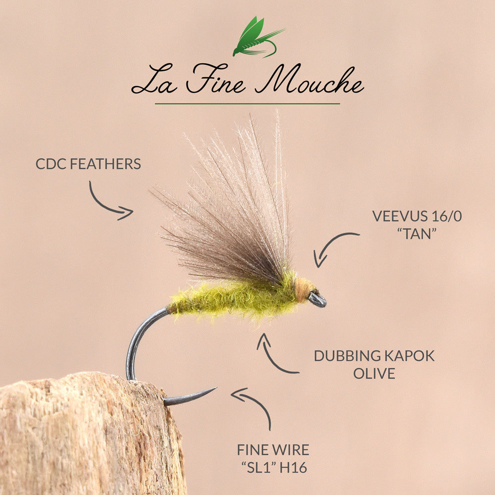 Timeless CDC Dry Fly - Fly Tying Tutorial