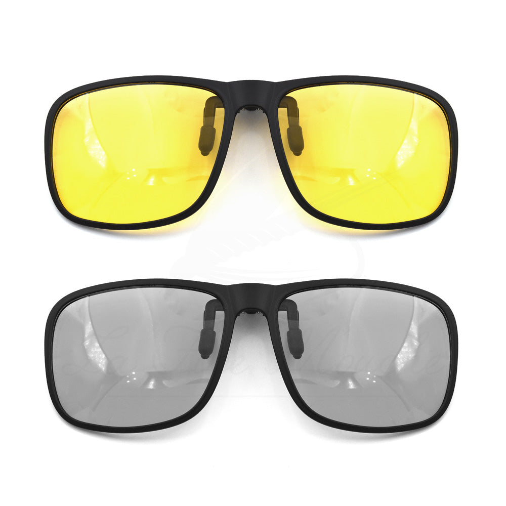 Clip Polarisant et Photochromique adaptable sur Lunettes de vue