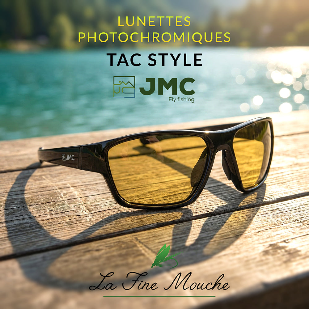 TAC STYLE Photochromique lunettes verres jaunes pour pêche à la mouche de JMC