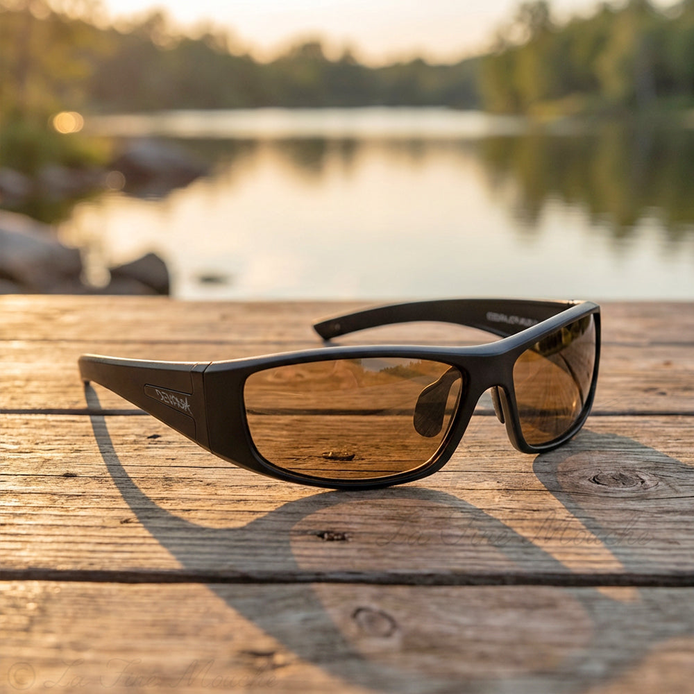 Devaux VUXUN 3200 Polarized & Photochromic Sunglasses - Brown Lenses