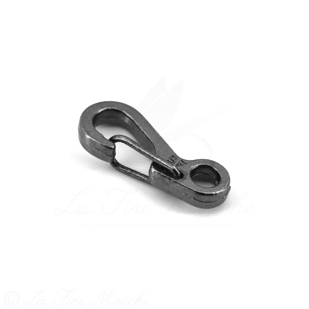 Mini Mousqueton aluminium pour la peche à la mouche attache boite