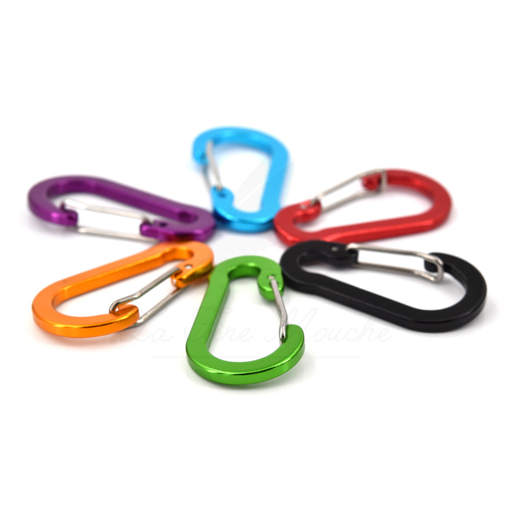Lightweight 5 cm Aluminum Mini Carabiner – 6 Colors