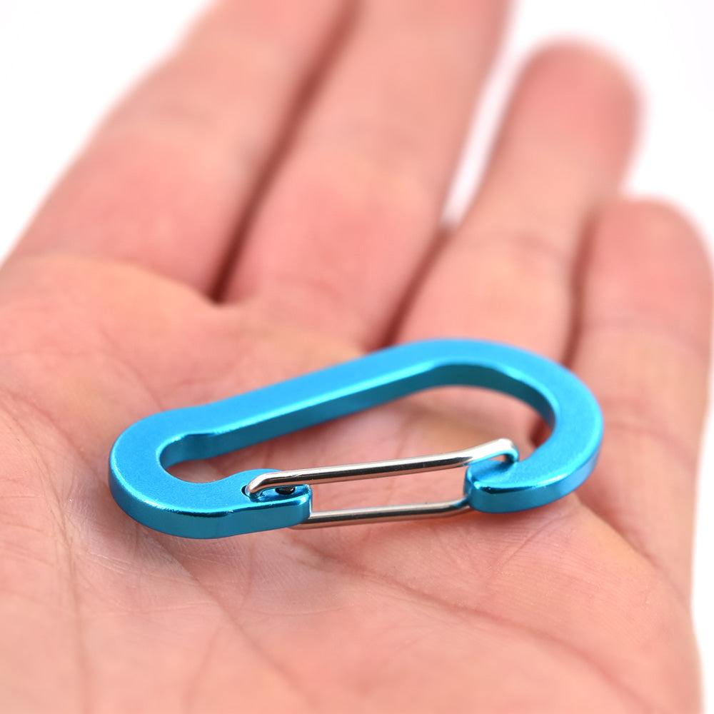 Lightweight 5 cm Aluminum Mini Carabiner – 6 Colors