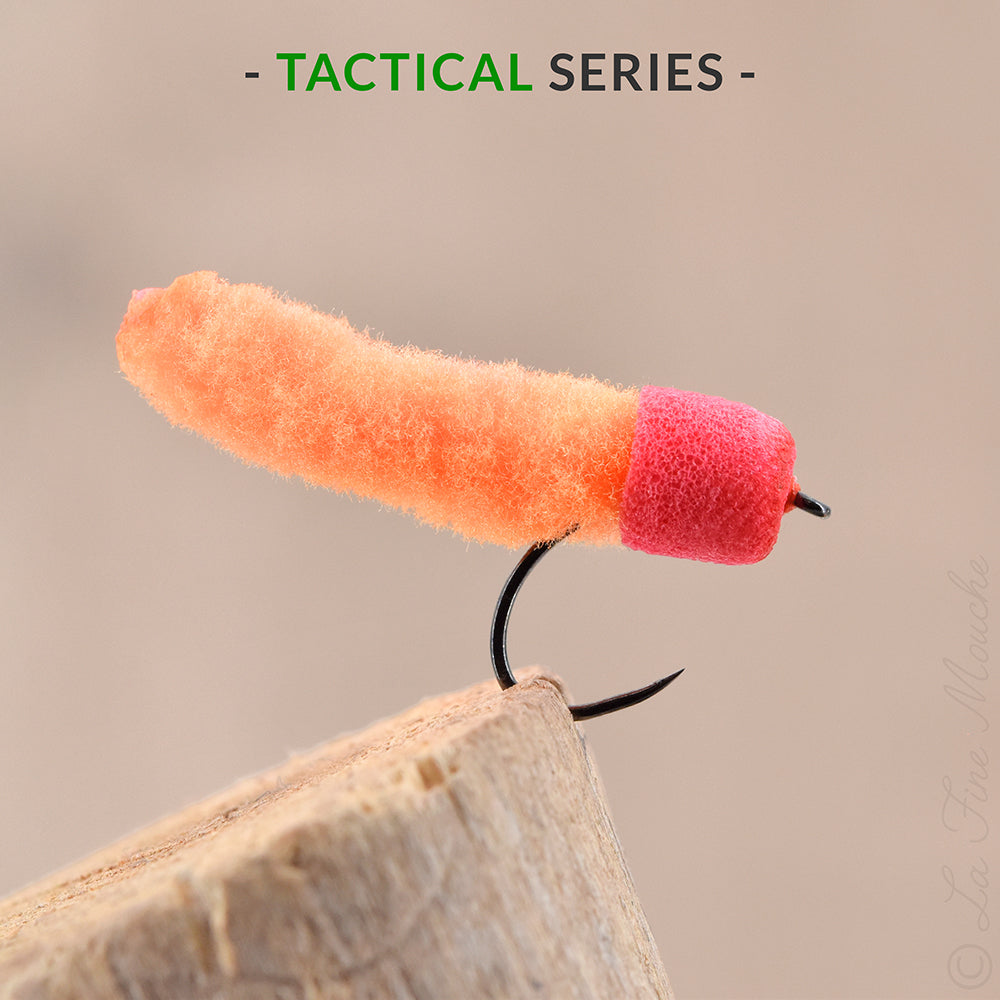 "MOFO" Reservoir Fly - Orange Fluo / Rouge