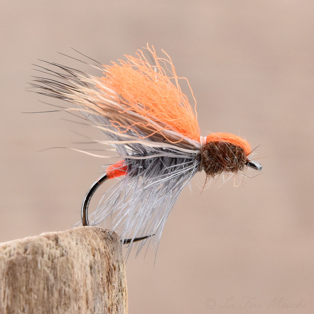 Dry Fly - Deer Hair Sedge - Orange High Vision – La Fine Mouche
