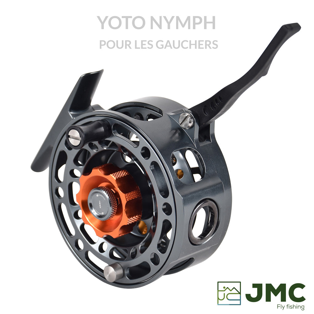 Moulinet YOTO NYMPH - Version Gaucher / Manivelle à droite - JMC