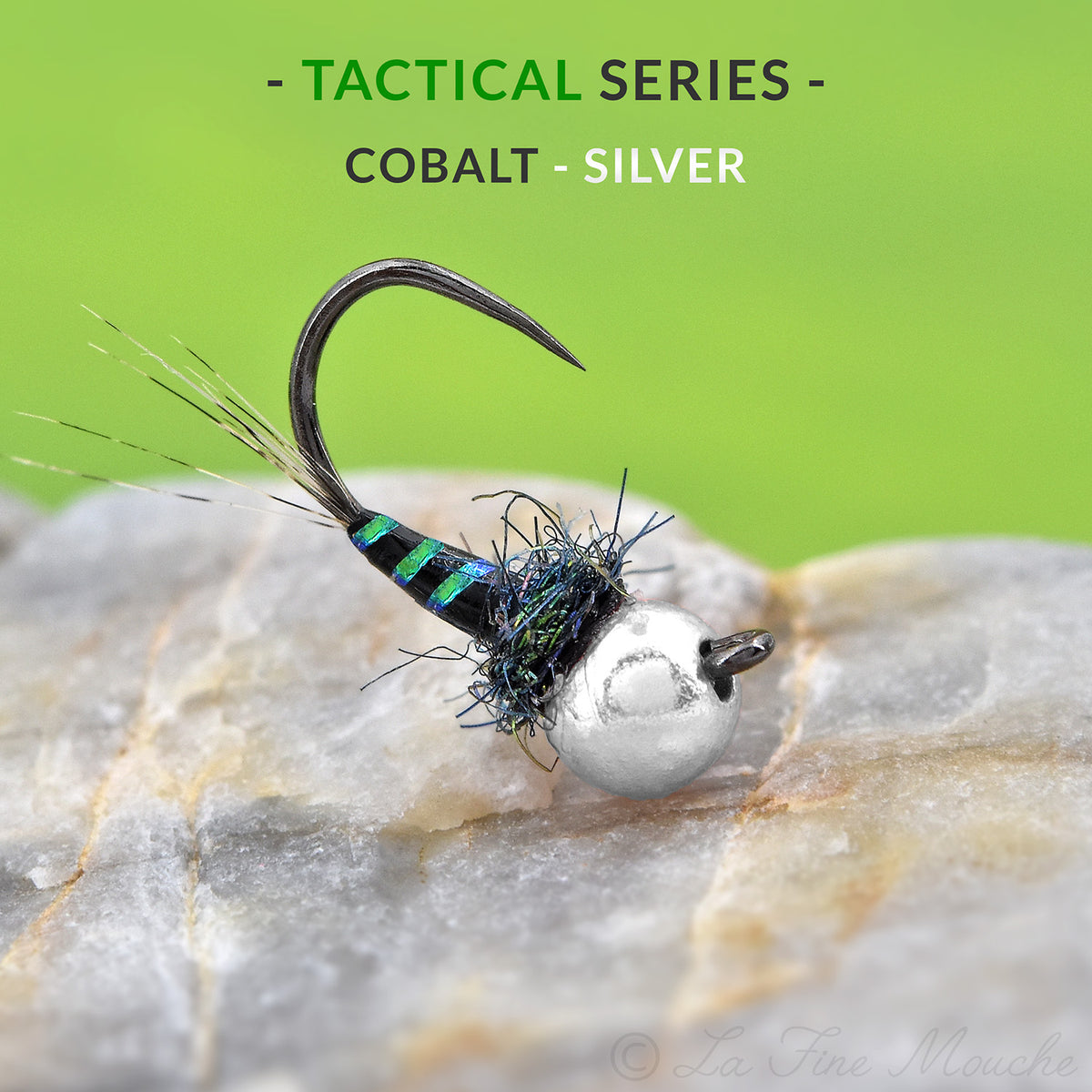 Nymphe Hybride Cobalt - Silver - TACTICAL SERIES - Bille Argent