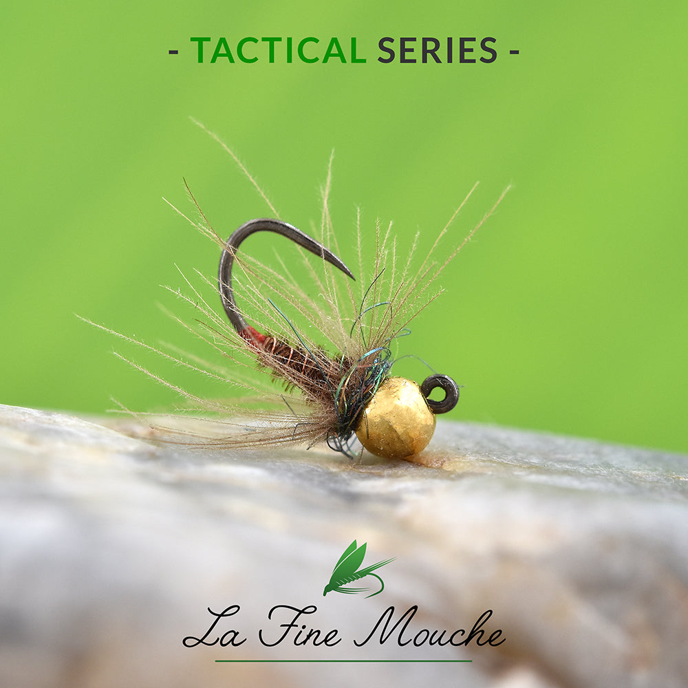 Ninfa Jig Fagiano CDC Tag Rosso - TACTICAL SERIES - Pallina Oro