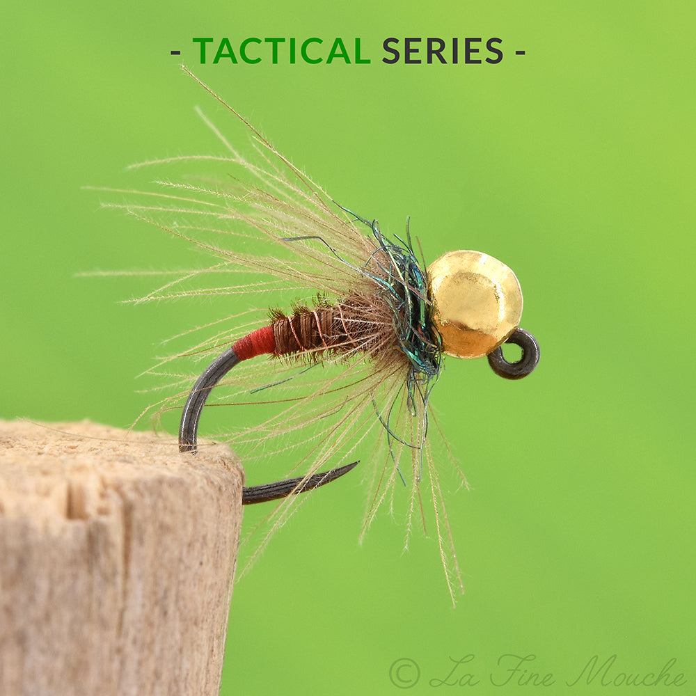 Ninfa Jig Fagiano CDC Tag Rosso - TACTICAL SERIES - Pallina Oro
