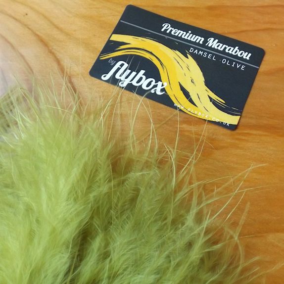 Marabou Premium - Flybox - 12 Piume di Marabou