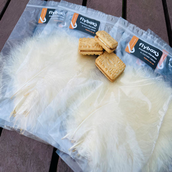 Marabou Premium - Flybox - 12 Piume di Marabou
