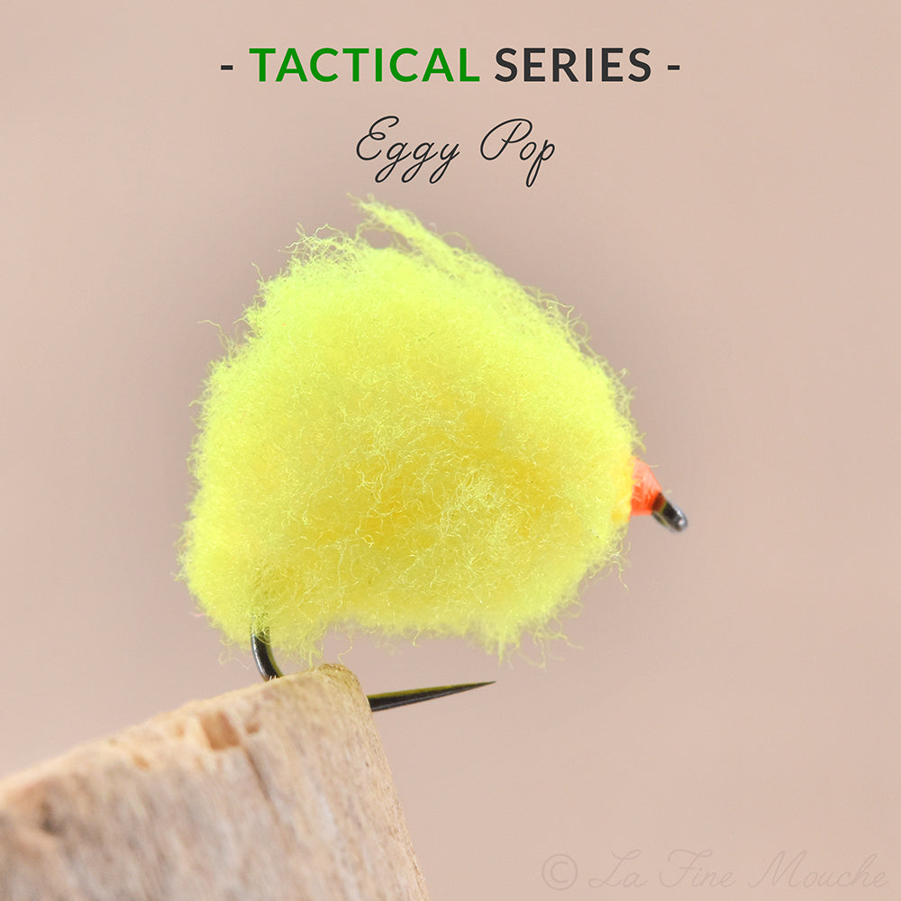Mouche Eggstasy Eggy Pop Jaune Fluo