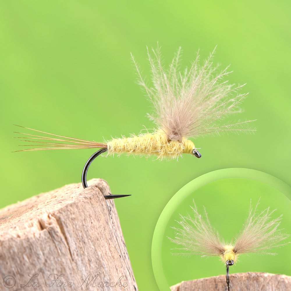 Mosca Secca - Spinner CDC - Corpo Giallo Pallido