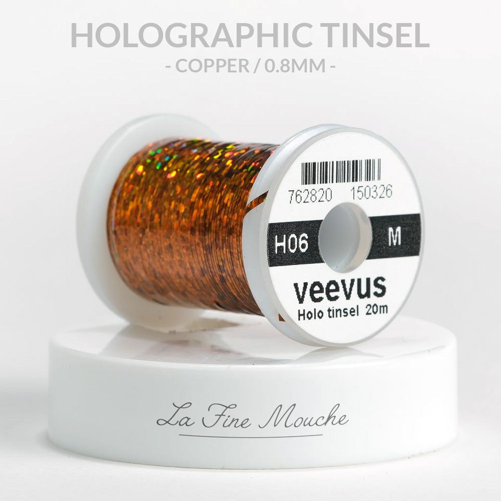 Holographic Tinsel Veevus - Medium - 0.8mm