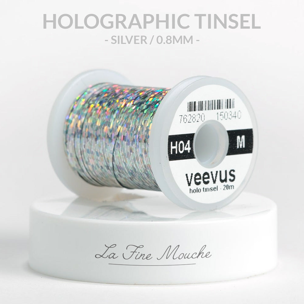 Holographic Tinsel Veevus - Medium - 0.8mm