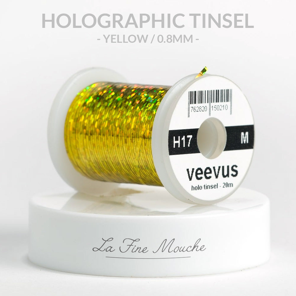 Holographic Tinsel Veevus - Medium - 0.8mm