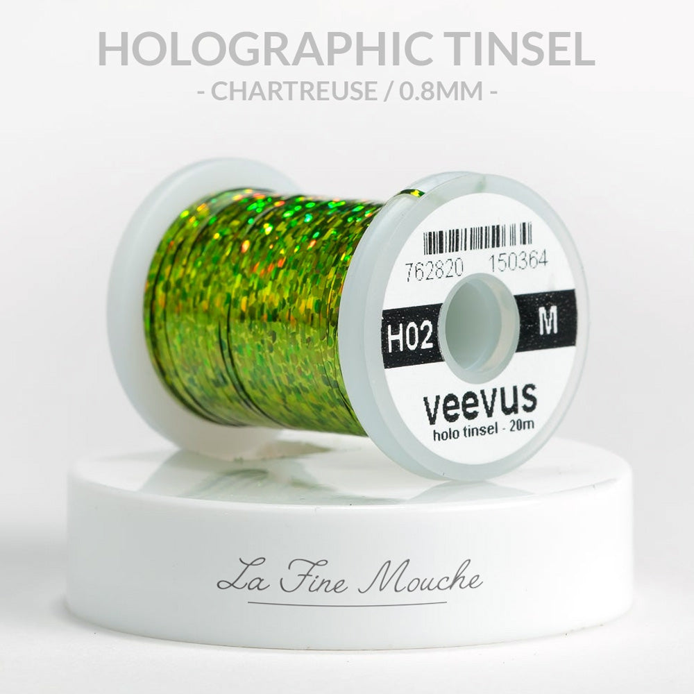 Holographic Tinsel Veevus - Medium - 0.8mm
