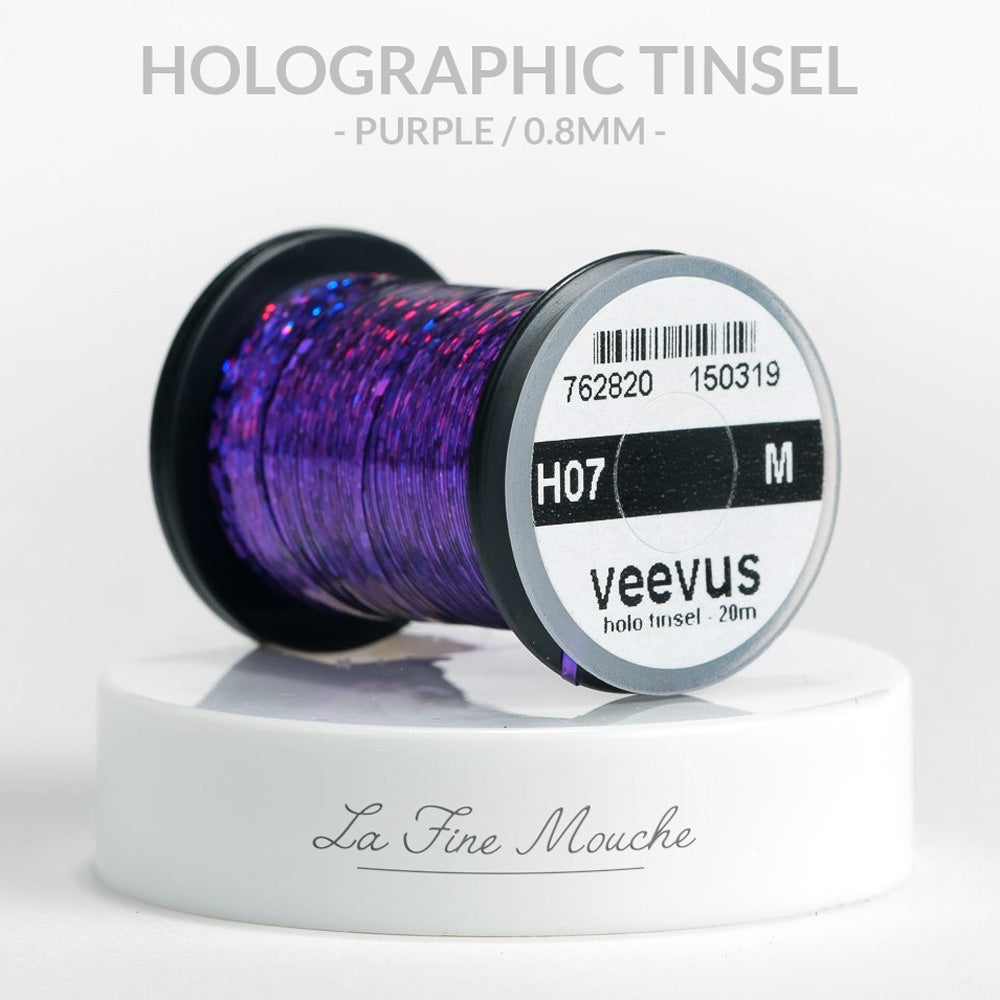 Holographic Tinsel Veevus - Medium - 0.8mm