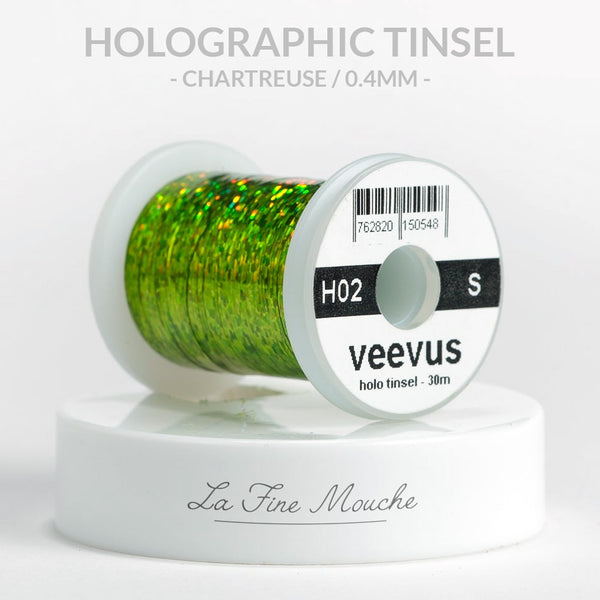 Holographic Tinsel Veevus - SMALL - 0.4mm