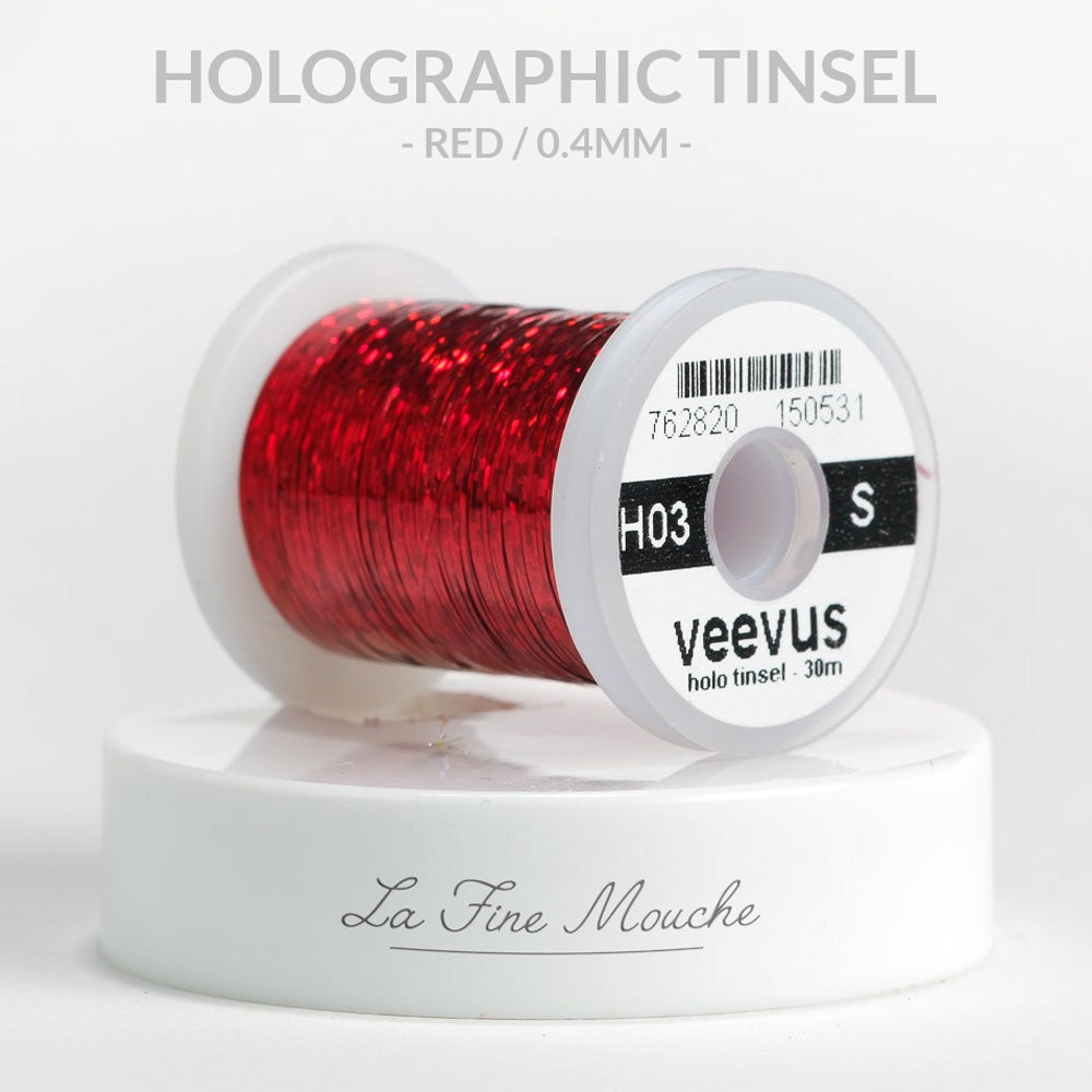 Holographic Tinsel Veevus - SMALL - 0.4mm
