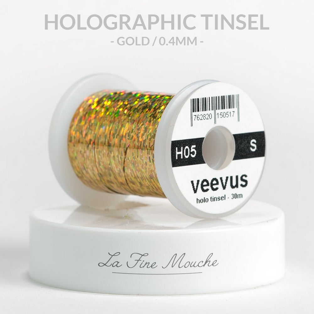 Holographic Tinsel Veevus - SMALL - 0.4mm