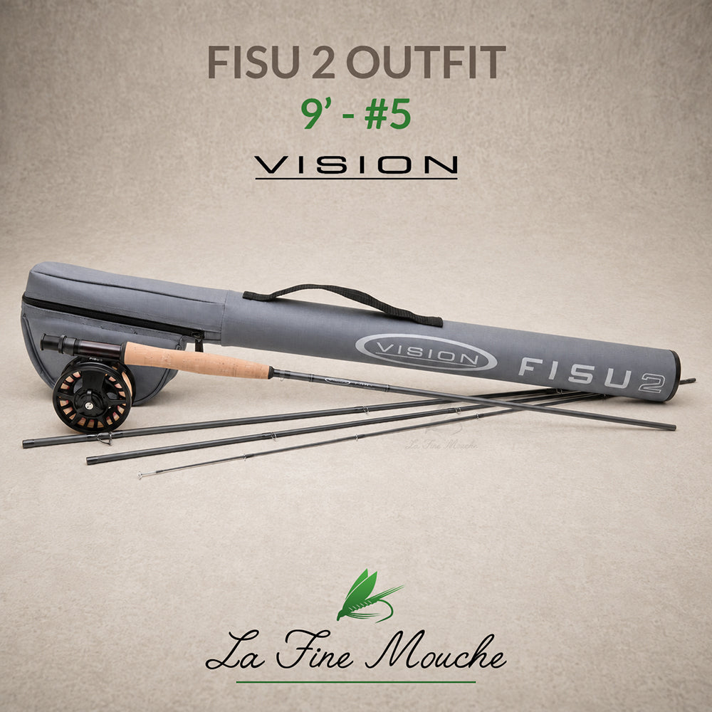 Vision Fisu 2 Outfit Complete Kit - Rod, Fly Line, Reel and Backing