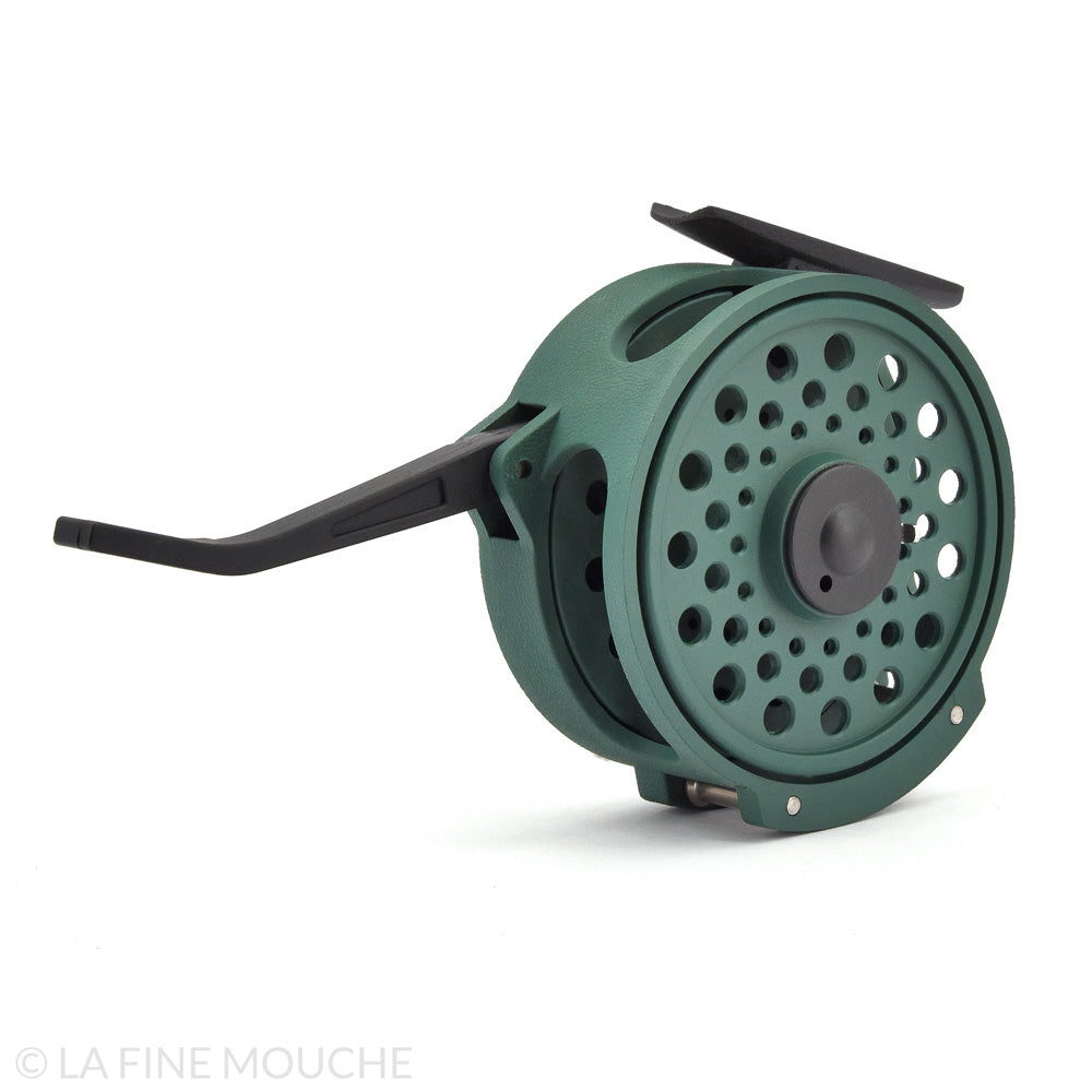Moulinet Semi-Automatique La Fine Mouche - VERT - pour la pêche à la mouche