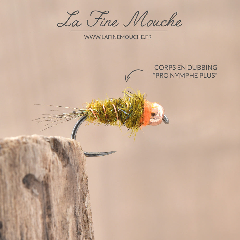 Boîte distributrice de Dubbing "Pro Nymphe Plus" - 10 Couleurs Sombres