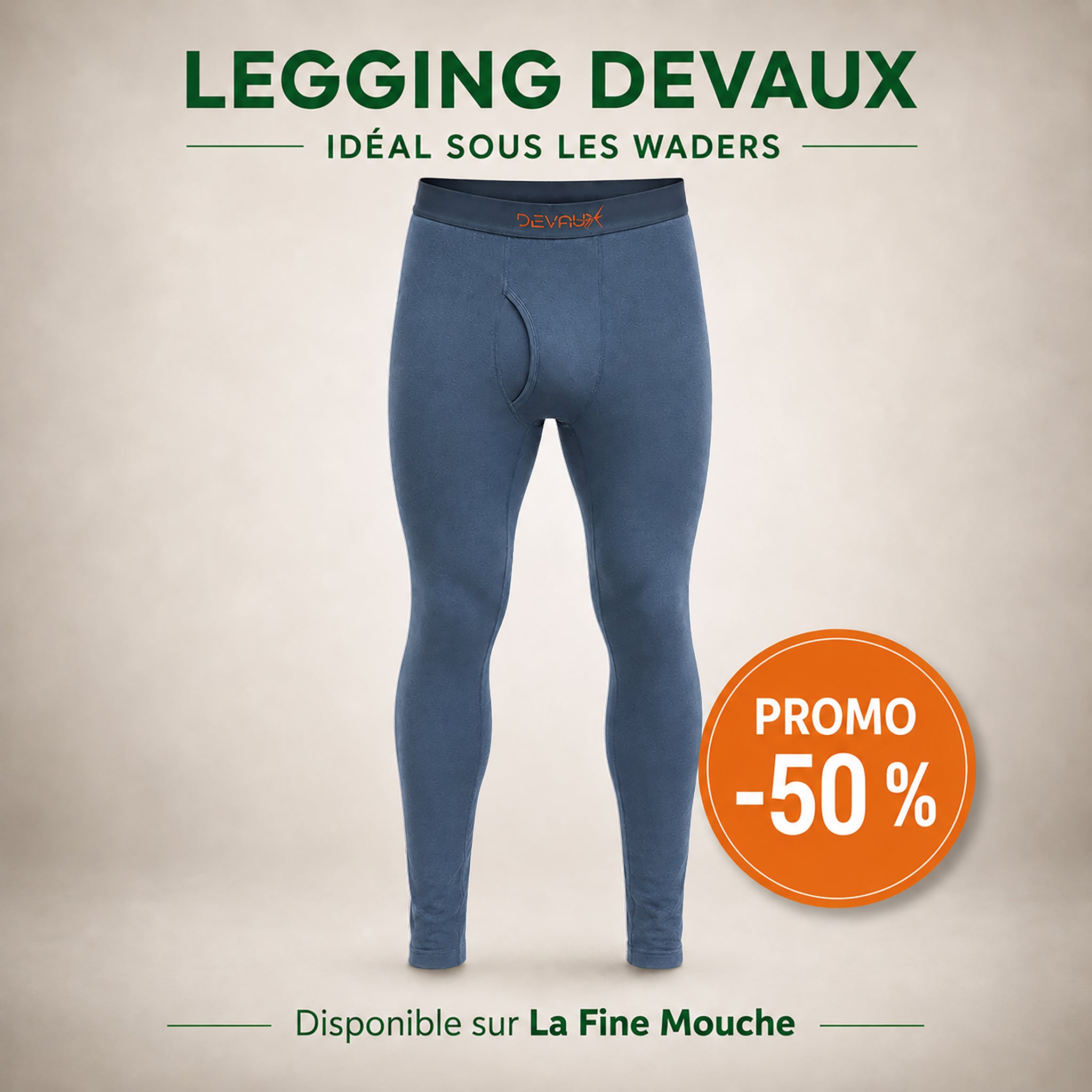 Legging IKAR Mérinos / Bamboo - Devaux