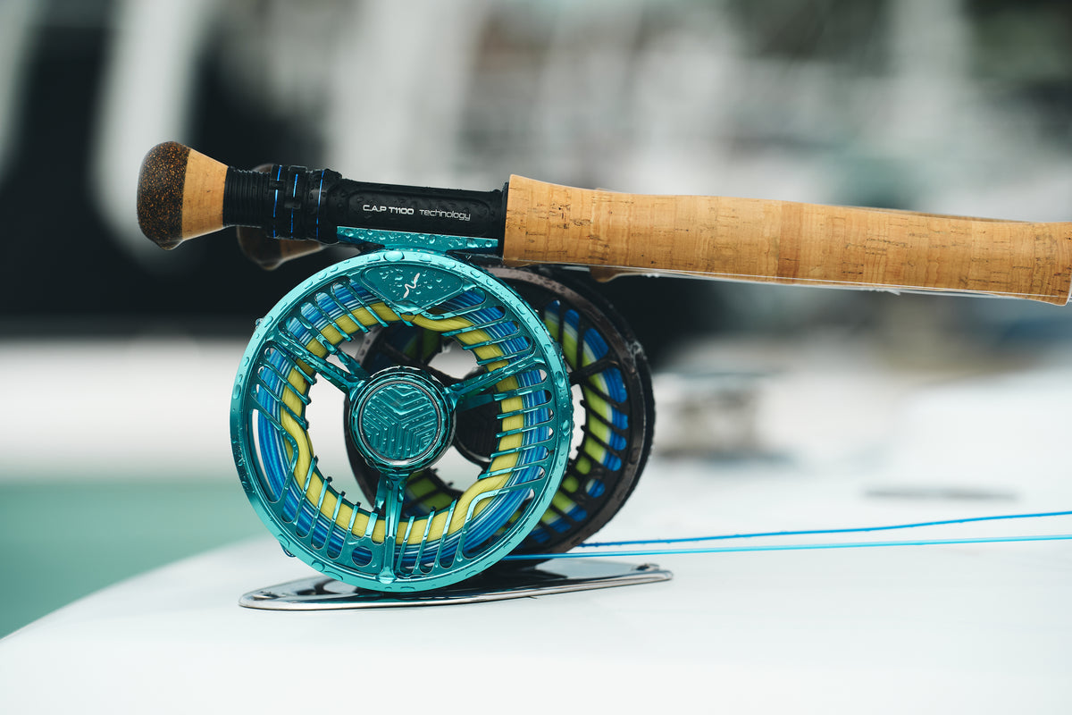 Fliegenrolle AURA BLUE von Guideline - Meer und Stillwasser