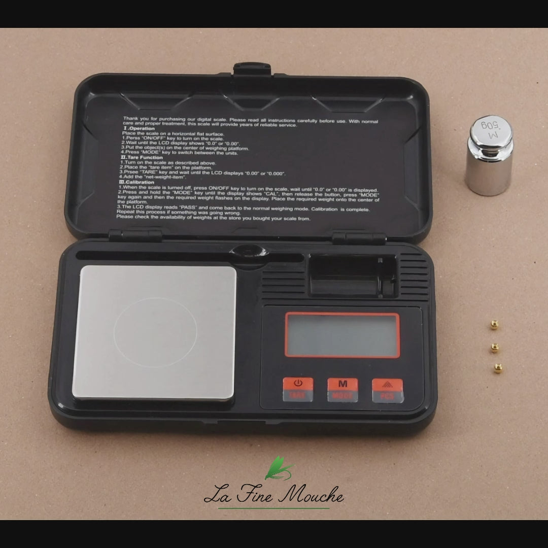 High-Precision Digital Scale - Accurate to 0.001g - Fly Tying